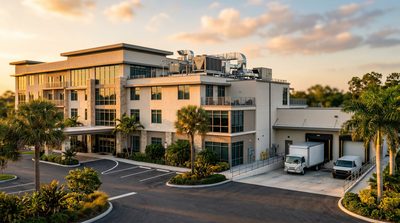 Commercial building energy savings installation